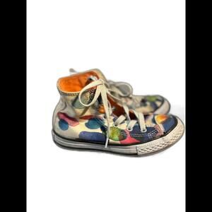 Converse All Star High‎ Tops Watercolor Polka Dot Kids size Y12